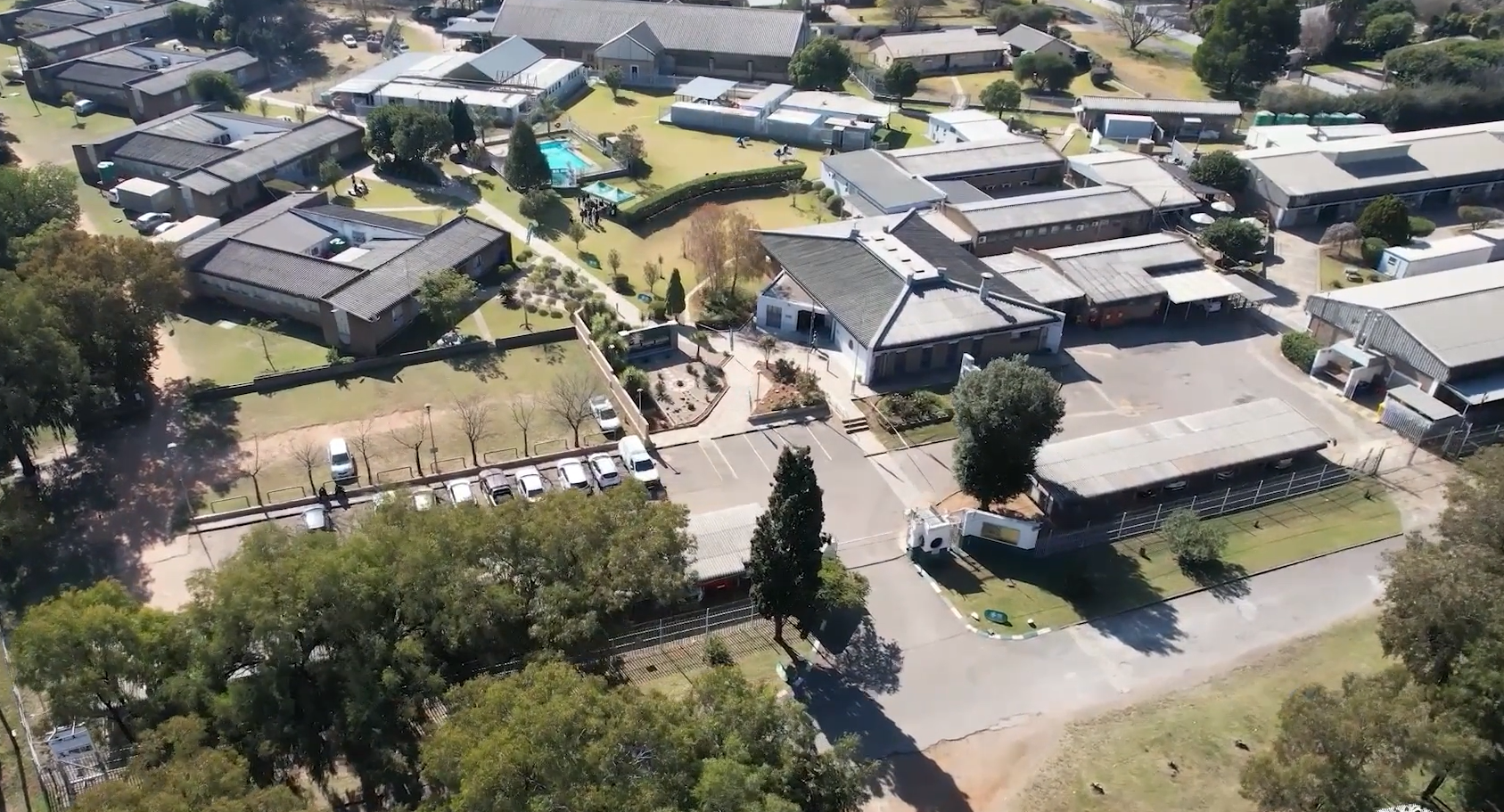 Aerial view of the Artisan Training Institute campus